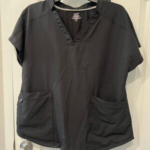 Black Women's Scrub Top